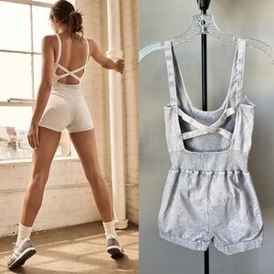 Free People Good Karma Runsie Romper XS/S